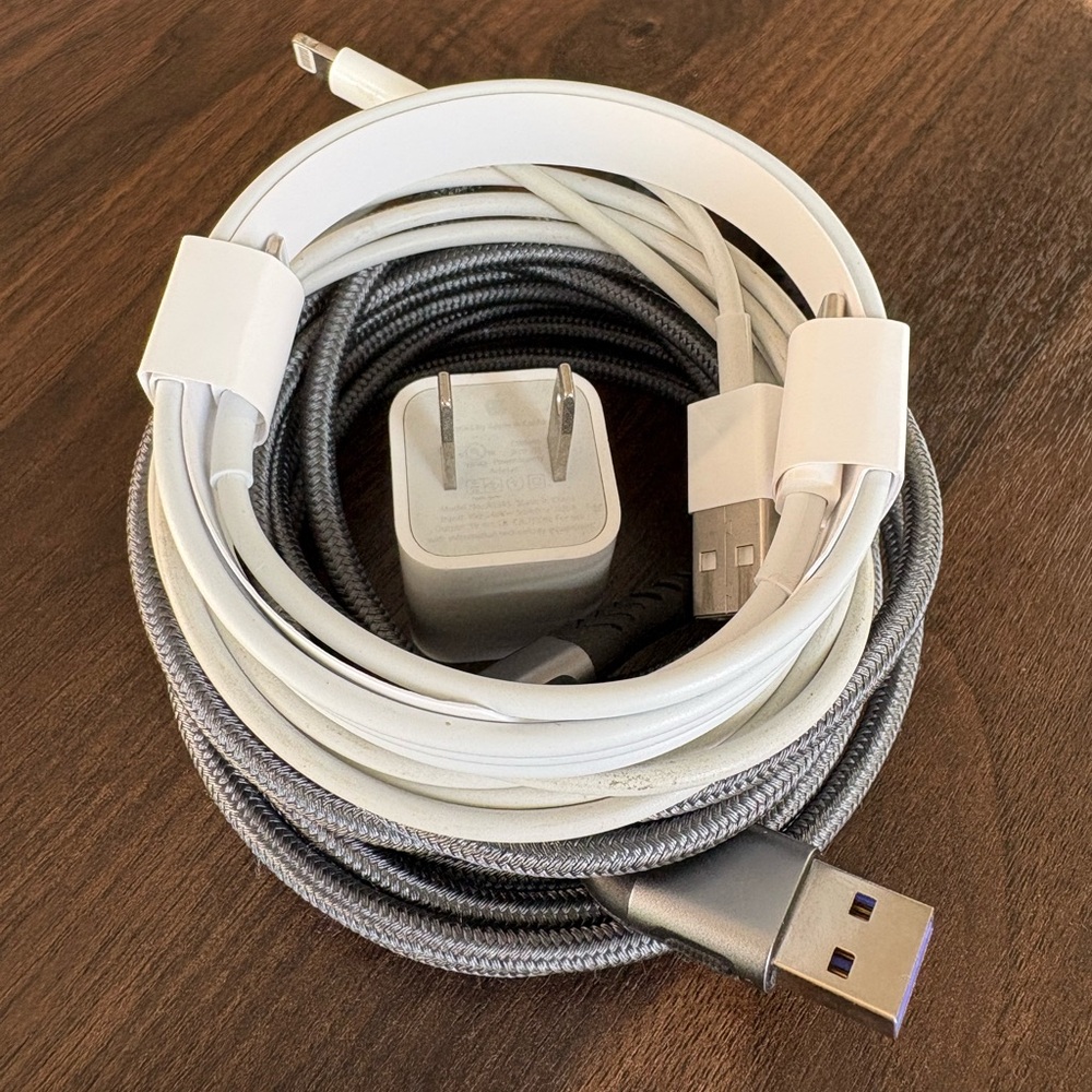Charging Cords | iPhone | Lightning | USB-A